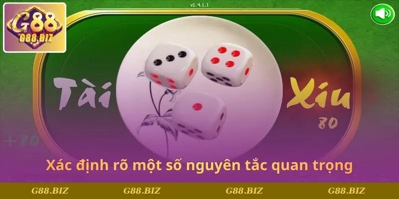 Xác định rõ một số nguyên tắc quan trọng